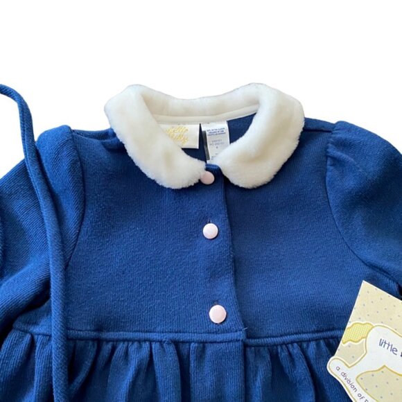 NWT Little Bitty Blue Kitten Dress with Matching Purse 6 - Picture 4 of 7